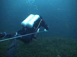 Reeling out under ice