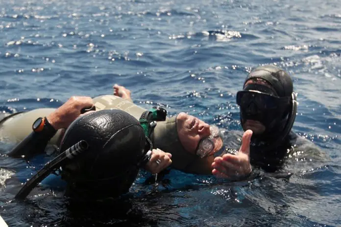 Freediver Blackout at Deja Blue III