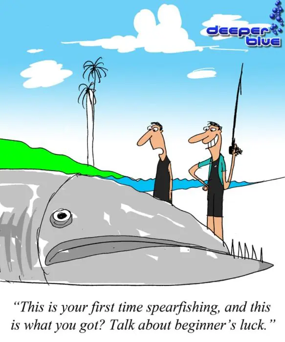 First Time Spearfishing - Talk About Beginners Luck