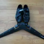 Climbing Shoe with Heel Hook Strap