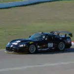 High-Performance Race Car on Track