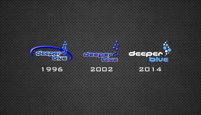 The Evolution of the DeeperBlue.com Logo