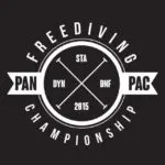 Freediving Championship logo with PAN and PAC symbols, 2015