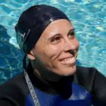 Swimmer in Pool with Opti Gear