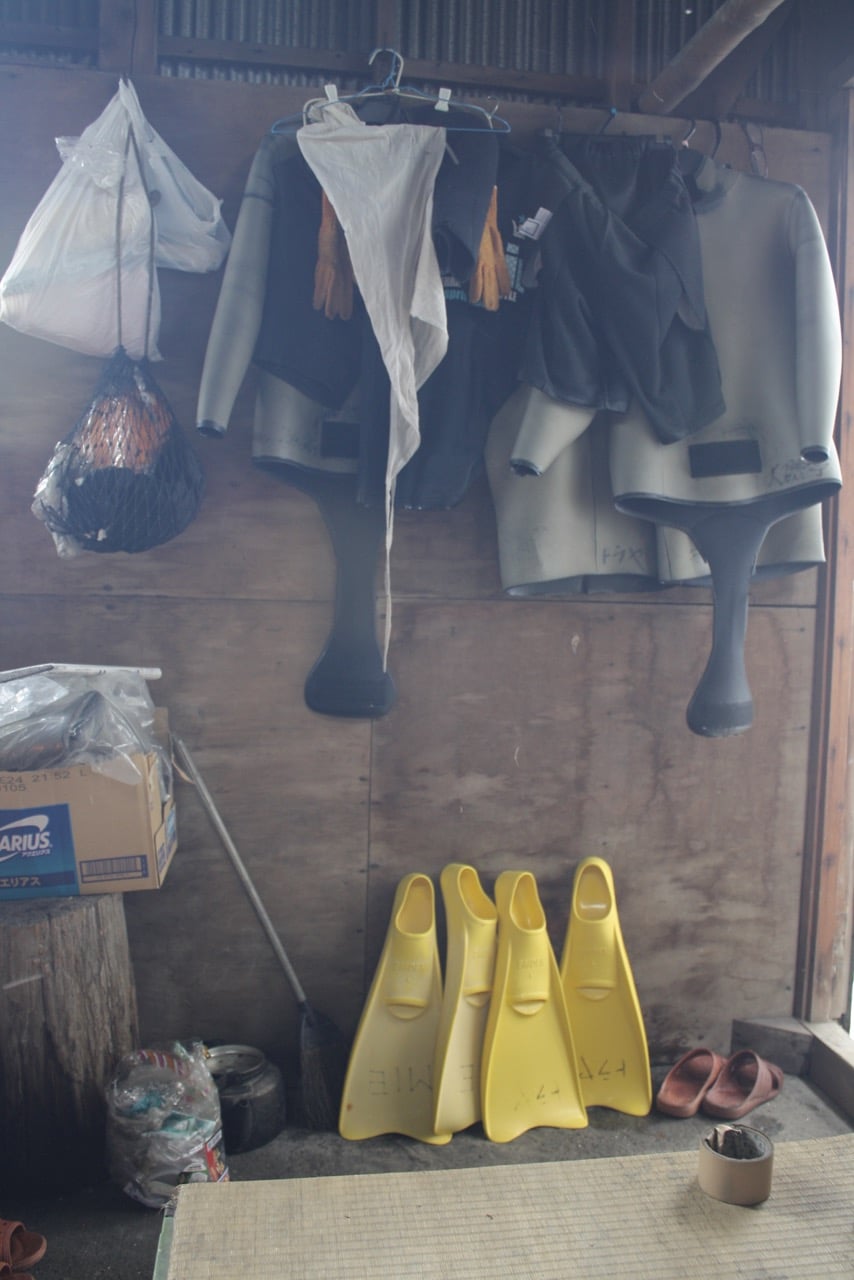 The decisions to adopt modern diving equipment are always based on sustainability and whether the gear could lead to overfishing. The Ama prefer to keep things challenging!