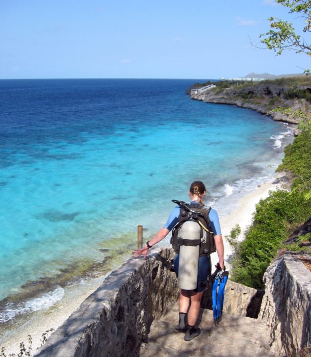 bonaire national marine park 1,000 step dive site