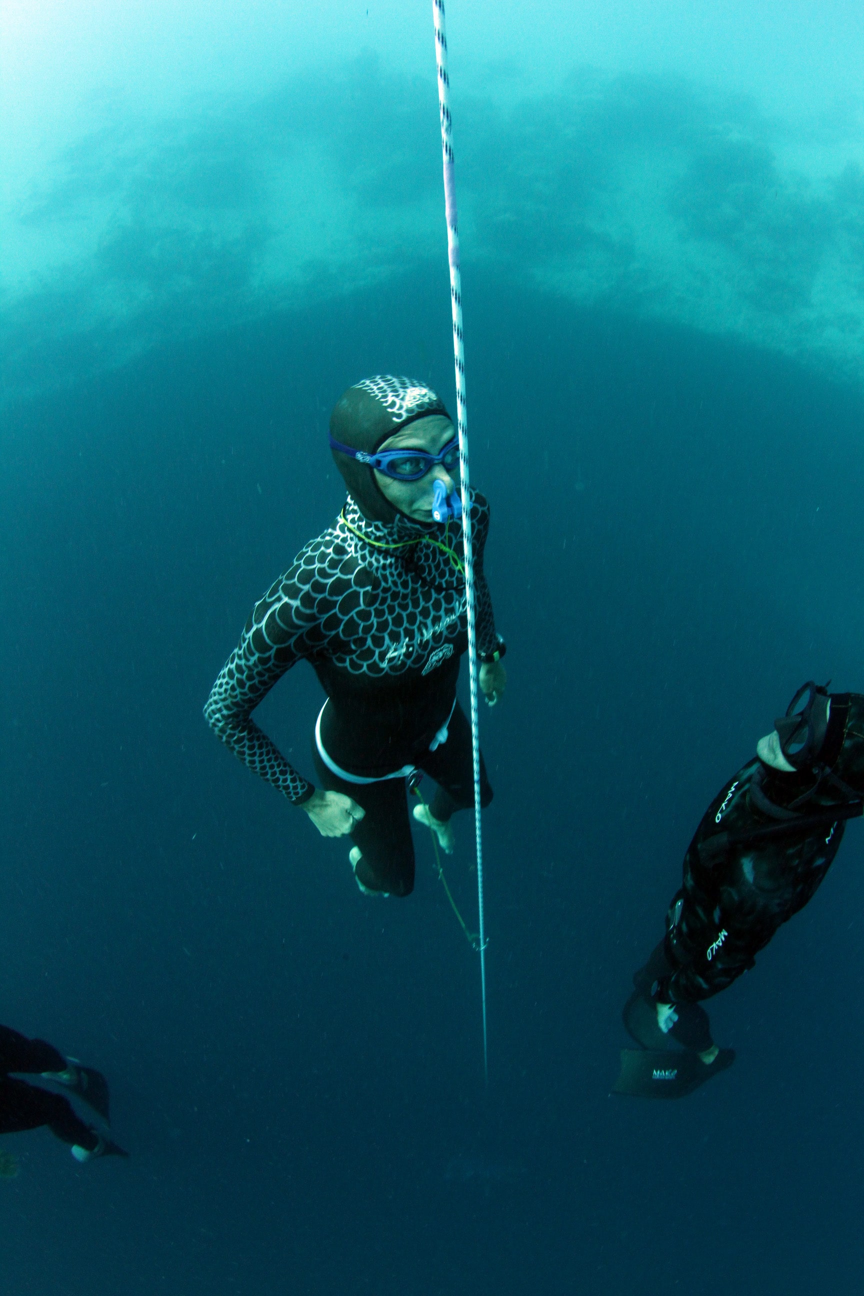 Ashley has scales and gills like a fish (photo courtesy of Igor Liberti)