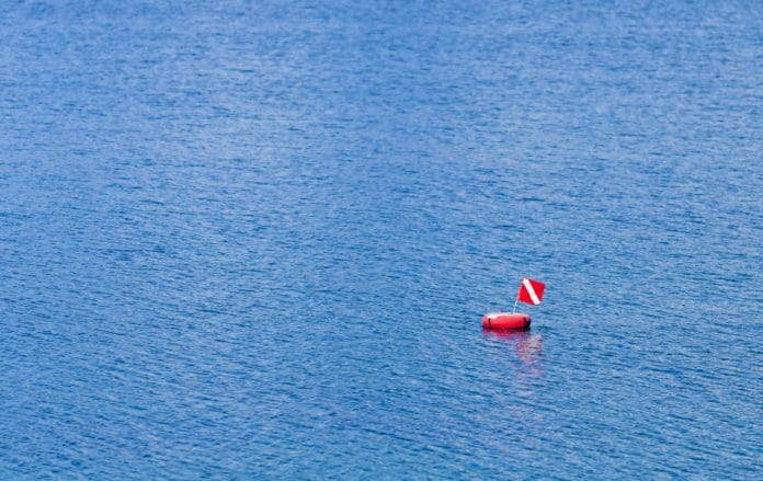 Orange with Whislte Scuba Diving Surface Marker Buoy SMB 