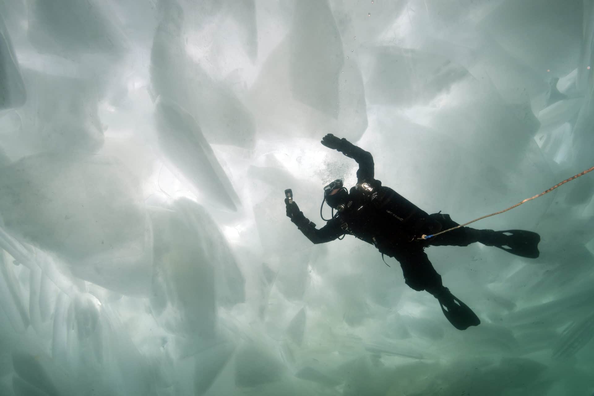Ice Diving With The MARES / SSI / REvo Dive Expedition Team 