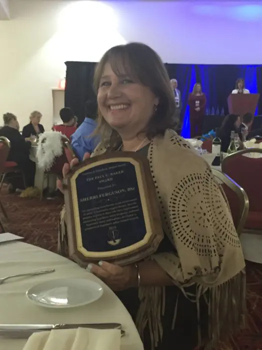 In 2016 Sherri Ferguson, UHMS Paul C Baker Award for Hyperbaric Oxygen Therapy Safety Excellence, diving research, SFU, Simon Fraser University, Rosemary E Lunn, Roz Lunn, This Girl Can Dive