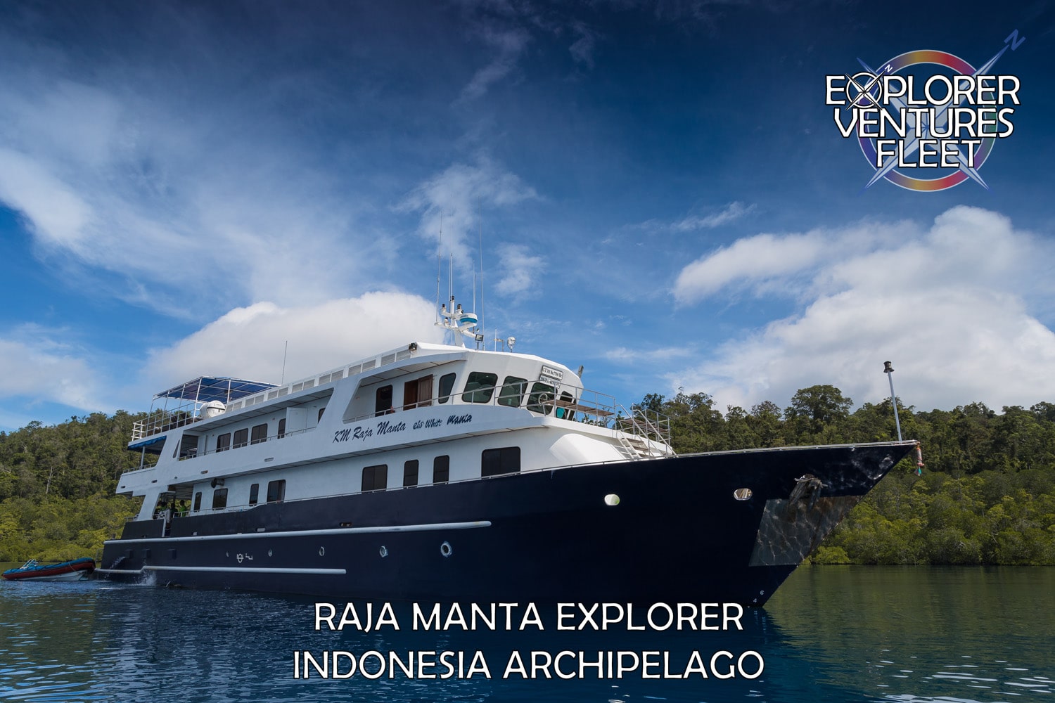 The M/V Raja Manta Explorer will tour the Indonesian Archipelago.