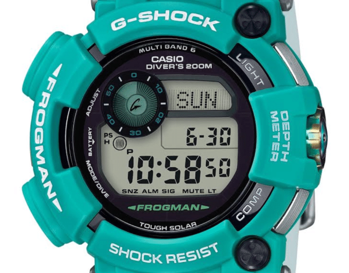 Casio G-SHOCK Introduces New, Limited-Edition Tuquoise Frogman Dive Watch