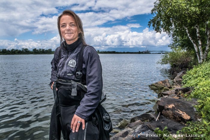 Underwater Filmmaker Nathalie Lasselin Dives Half-Marathon In St. Lawrence River ? DeeperBlue.com