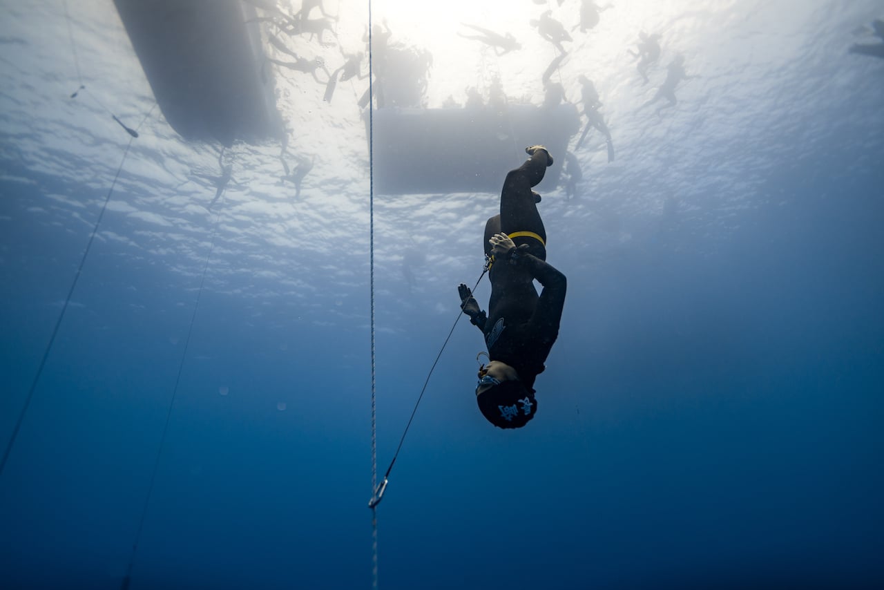 Sayuri in descent (photo © Daan Verhoeven)