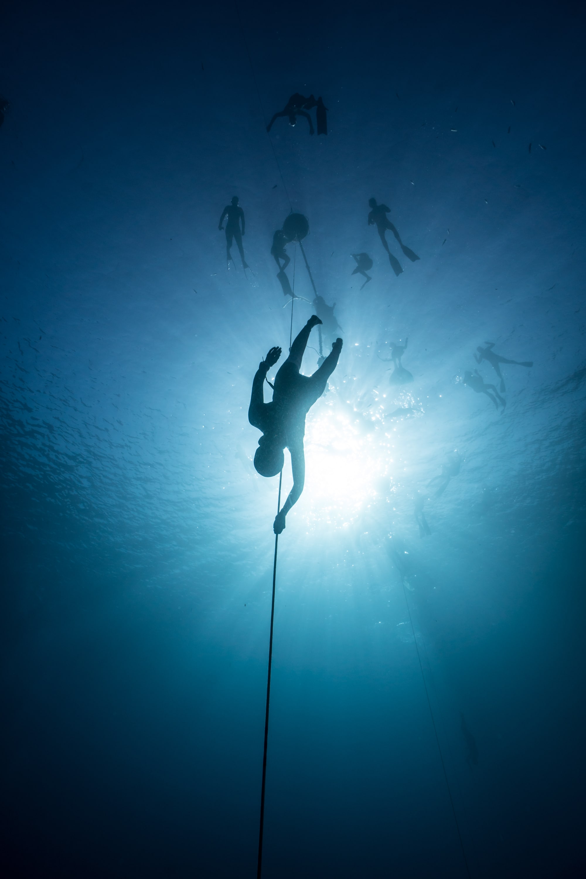 Anqi Lim (Singapore) 42 meters/138 feet Free Immersion (FIM) (Photo Credit: Wendy Timmermans)