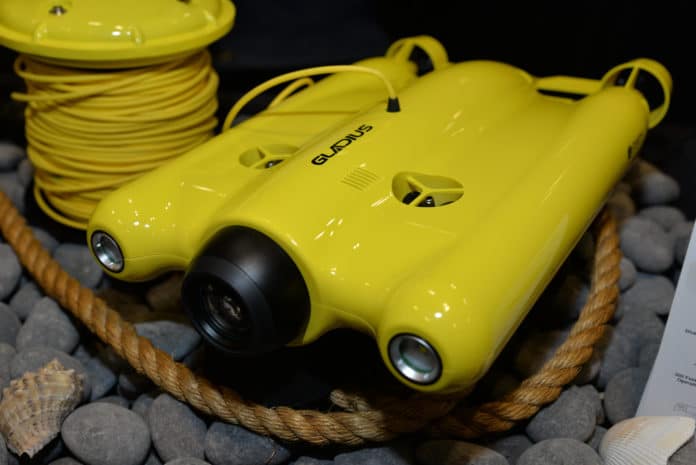 The Gladius submersible drone is the latest product from Chasing-Innovation Technology, and was introduced at this year’s DEMA Show.