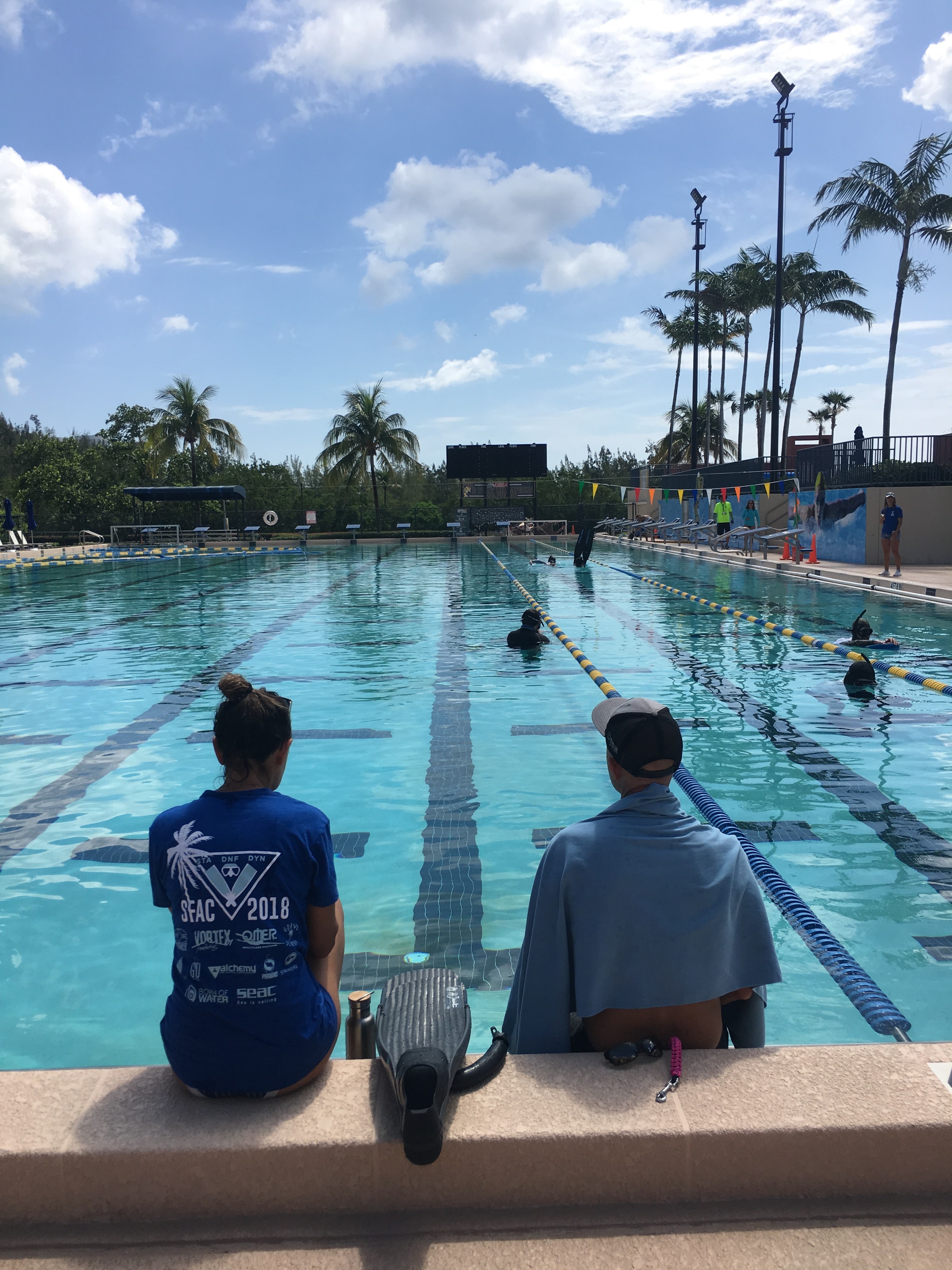 Partners in the pool and in life (photo by Francesca Koe)