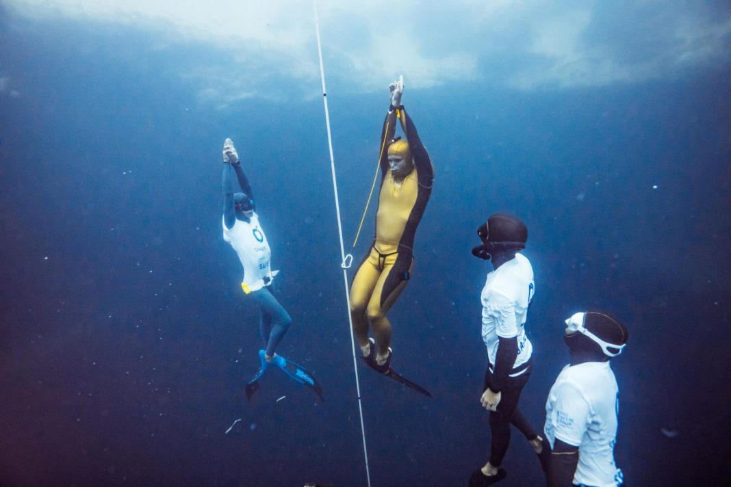 Alexey Molchanov Sets New Constant Weight Freediving World Record