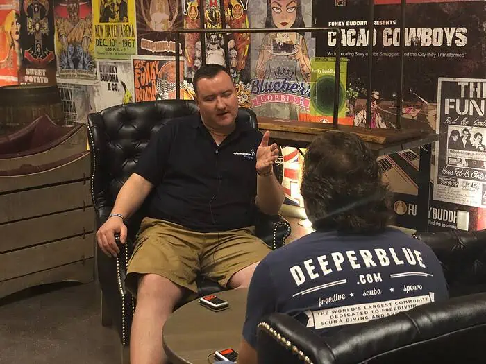 DeeperBlue.com Founder Stephan Whelan & ScubaGuru Tec Clark