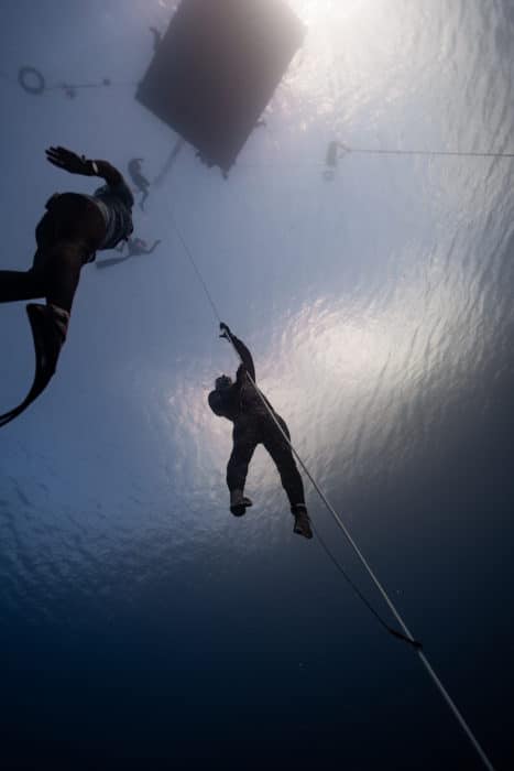 Vivian Titre of Dominica ascends to a new personal best and a new National Record (photo by Daan Verhoeven)