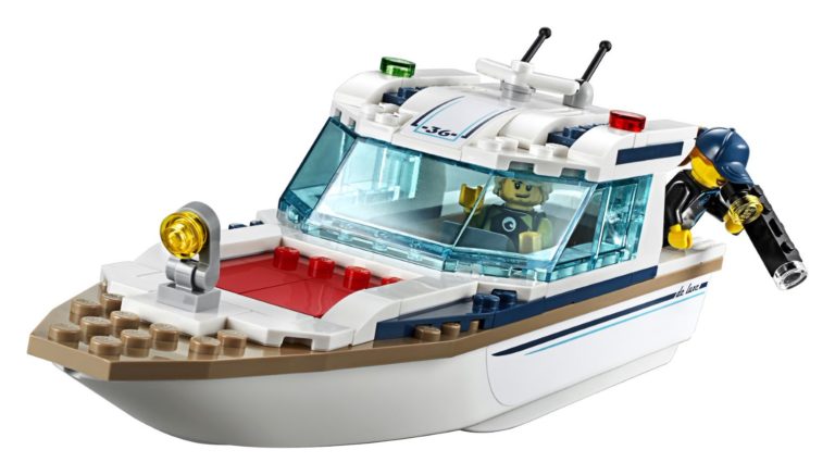 diving yacht lego