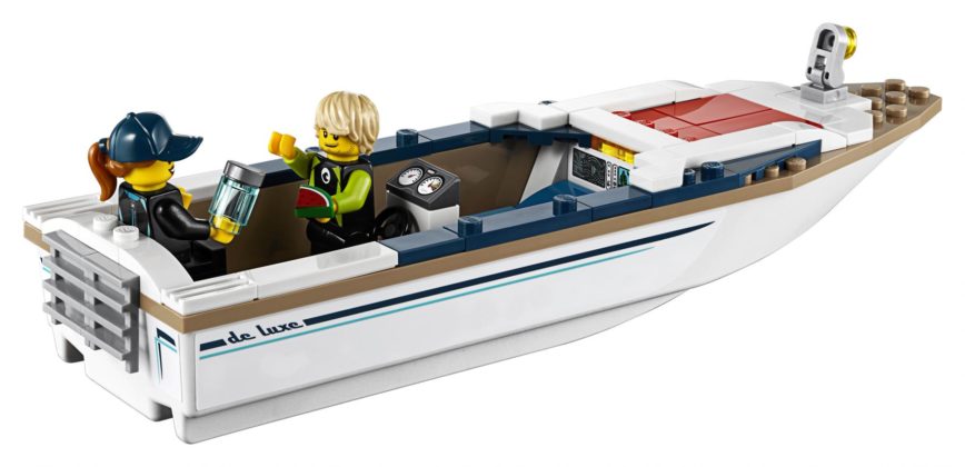 diving yacht lego