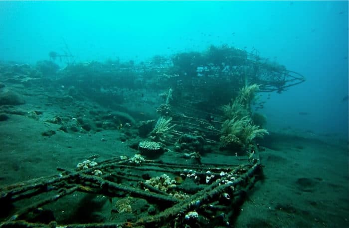 Diving in Tulamben, Bali Photo by Robert Scales