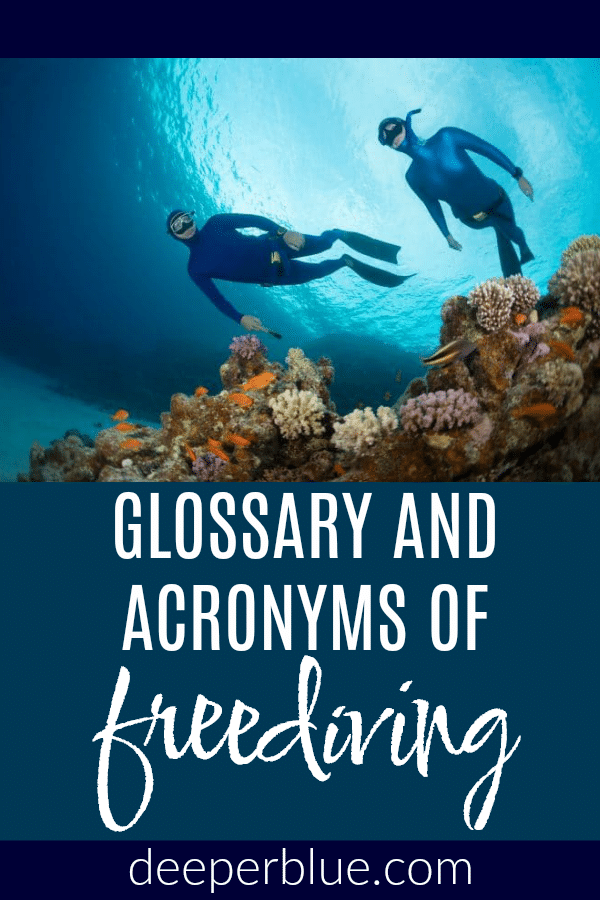 Glossary and Acronyms of Freediving