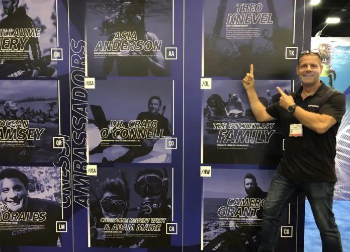 Cress Ambassador Theo Knevel at DEMA Show 2019