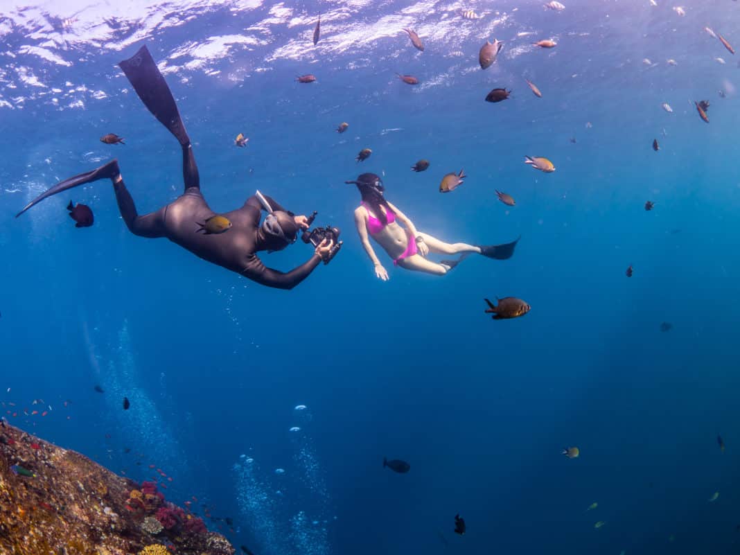 Freediving Photography. - Tips and Tricks for using natural light. Photo by Sam Henry