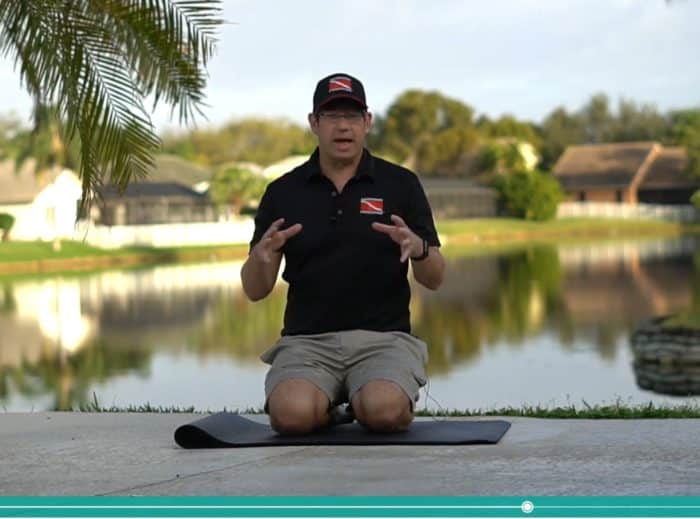 Ted teaching Diaphragm Stretching