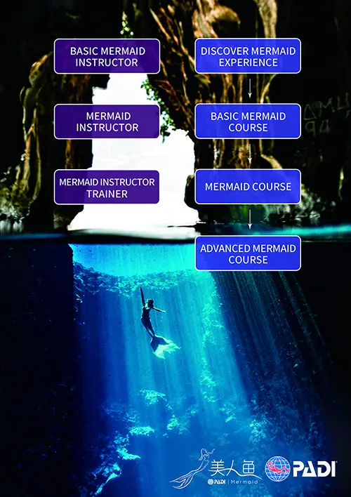 PADI Launches New Mermaid Courses