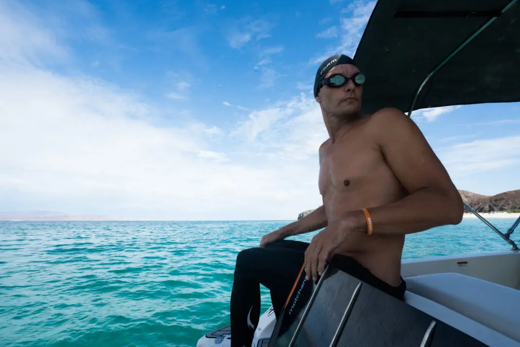 Stig Severinsen Sets New World Underwater Swimming Record (Image credit: Luke Inman)