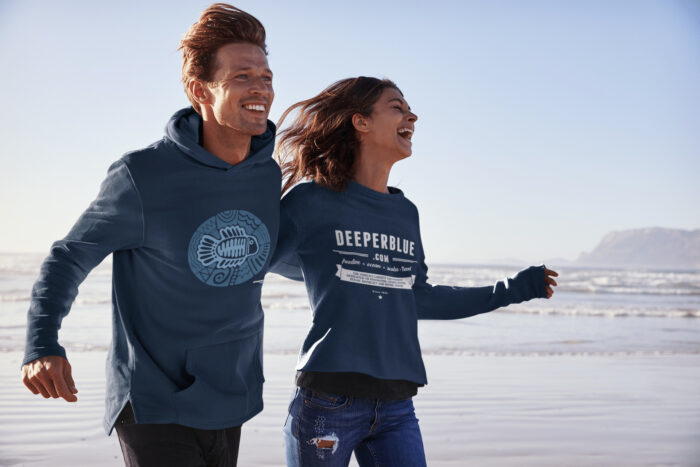 DeeperBlue Clothing - Man & Woman on a Beach