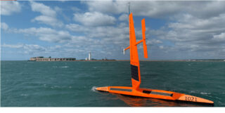 The Saildrone at sea