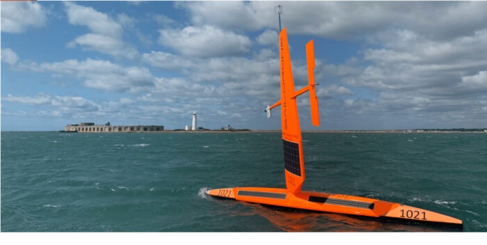 The Saildrone at sea