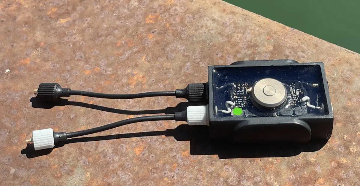New 'Bristlemouth' Ocean Exploration Hardware Standard Unveiled A Bristlemouth Module with two jumpers. Each Module in the network has two female Bristlemouth receptacles. (Image credit: Sofar Ocean)