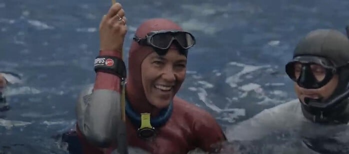 Enchante Gallardo ganó un Récord Nacional Femenino de EE. UU. en el cuarto día del Campeonato Mundial de Apnea al Aire Libre CMAS