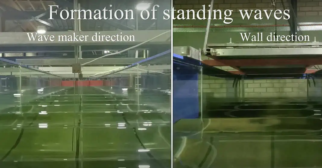 Water Tank wave simulation propagation