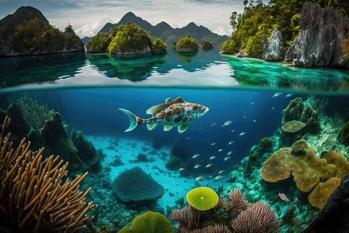 Raja Ampat Indonesia adalah tempat yang indah untuk menyelam