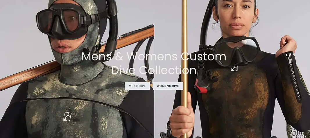 7TILL8 Mens and Womens Custom Dive Collection Wetsuits