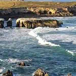 Seaside Cliffs and Ocean Waves