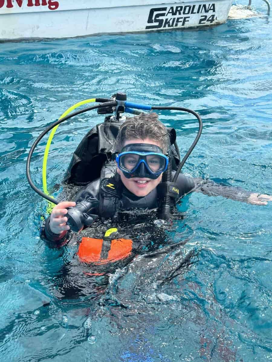 Youth Diver Kanon Coppola (Photo courtesy Lori Coppola)