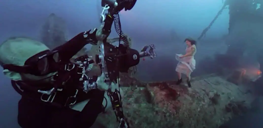 World's Deepest Photoshoot