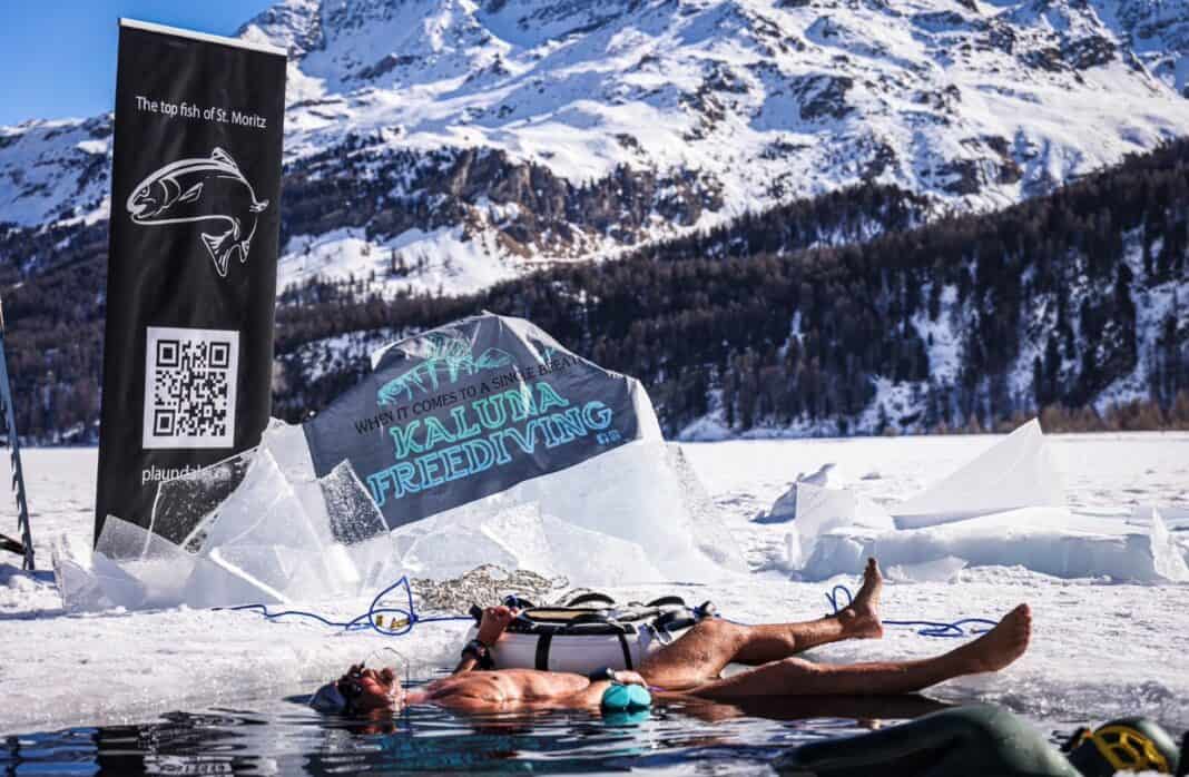 Val Bruderer Sets New Under-Ice Guinness World Record (Image credit: Dominik Zuppiger