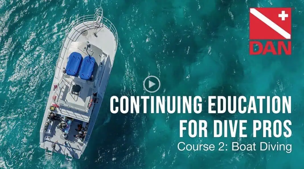 DAN Launches New Boat Diving Course (Image via YouTube)