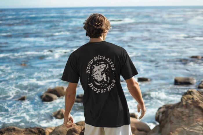Never Dive Alone T-Shirt