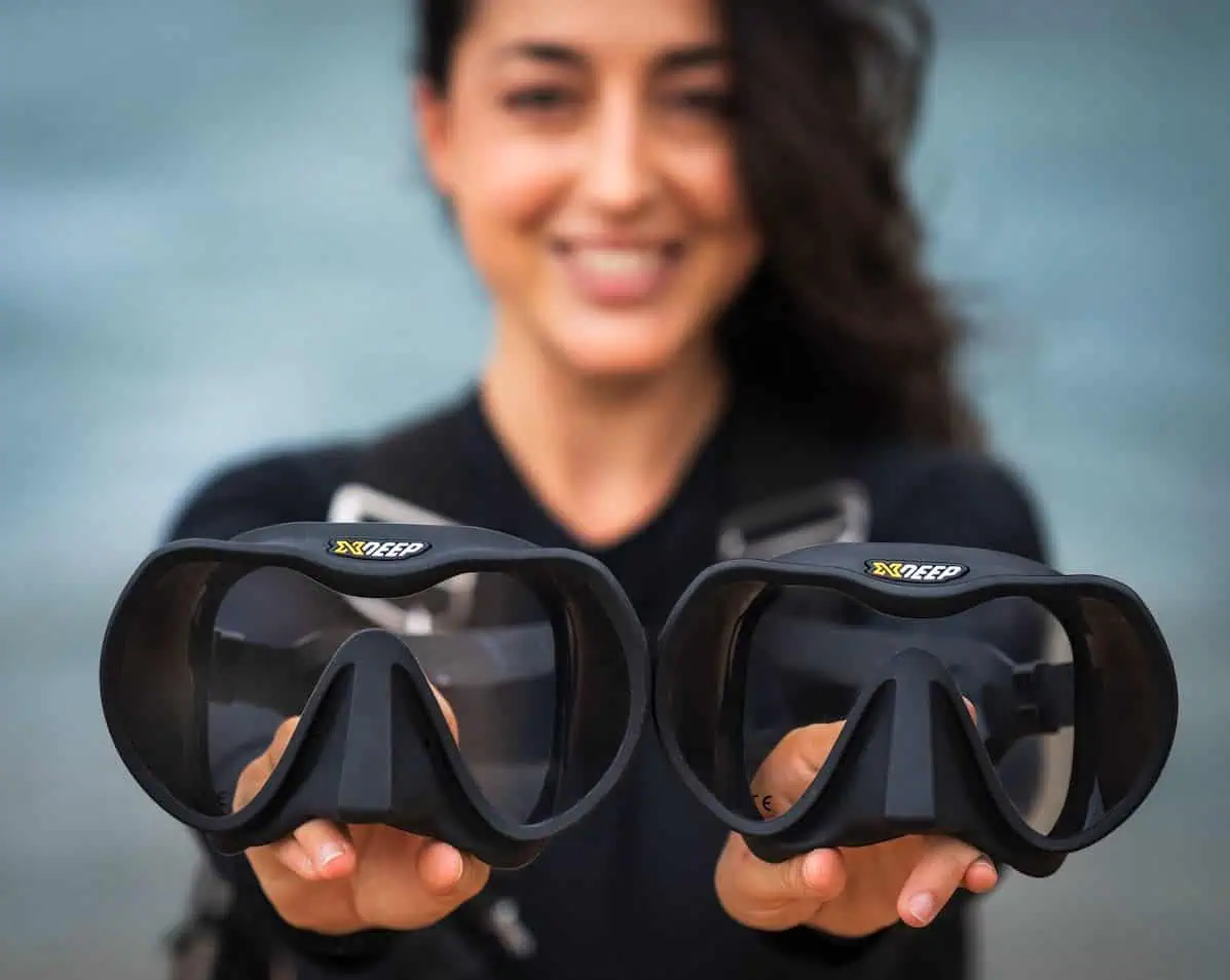 XDEEP's RADICAL Frameless Mask Now Available in Size S (Photo credit: XDEEP)