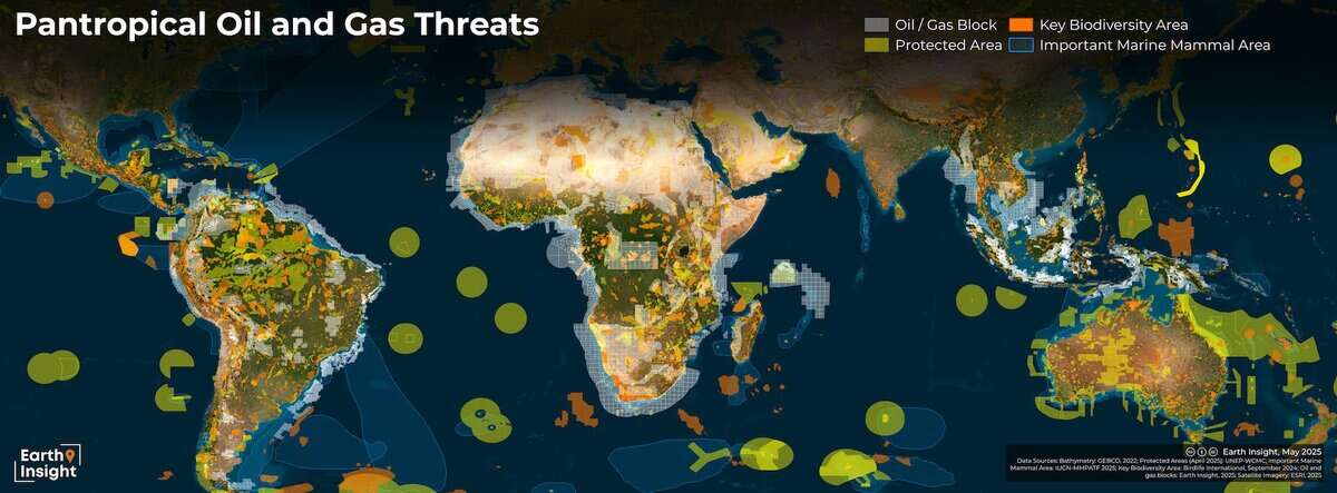 New Research Shows Looming Oil and Gas Expansion Threats to Coastlines and Oceans (Image credit: Earth Insight)