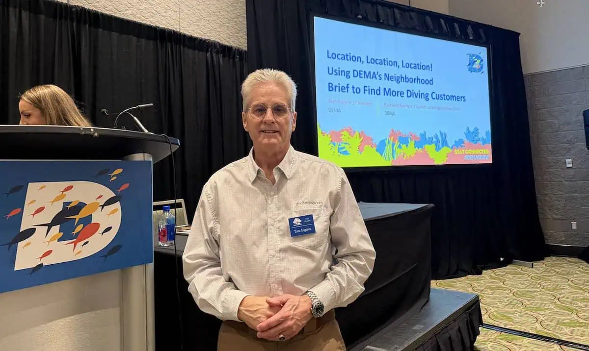 Tom Ingram at DEMA Show 2025